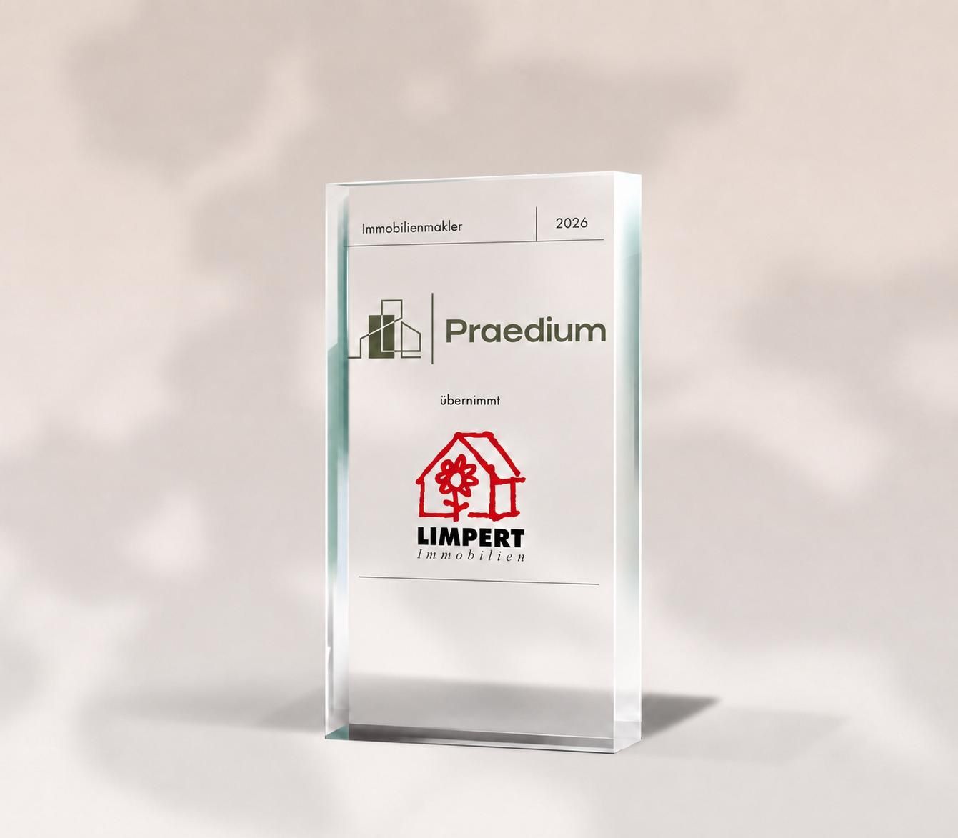 M&A Tombstone — Praedium übernimmt Limpert Immobilien, 2026